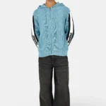 Cheb Cable Knit Jacket Frost Blue g