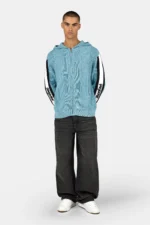 Cheb Cable Knit Jacket Frost Blue g