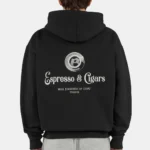 Dragor Oversized Sweat Jacket Washed Black