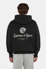 Dragor Oversized Sweat Jacket Washed Black