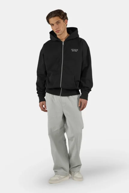 Dragor Oversized Sweat Jacket Washed Black g