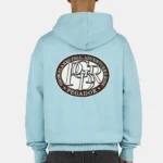 Haarlem Oversized Hoodie Washed Frost Bluer