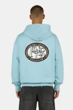 Haarlem Oversized Hoodie Washed Frost Bluer
