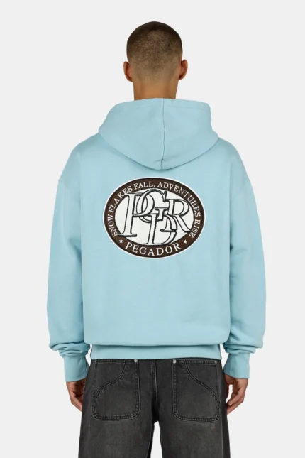 Haarlem Oversized Hoodie Washed Frost Bluer