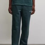 Logo Wide Sweat Pants Washed Dark Teal