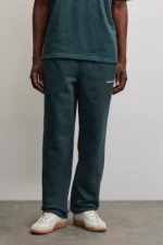 Logo Wide Sweat Pants Washed Dark Teal