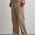 Soft Rib Pants Beige