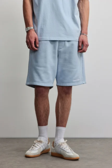 Sweat Shorts Washed Ocean Blue