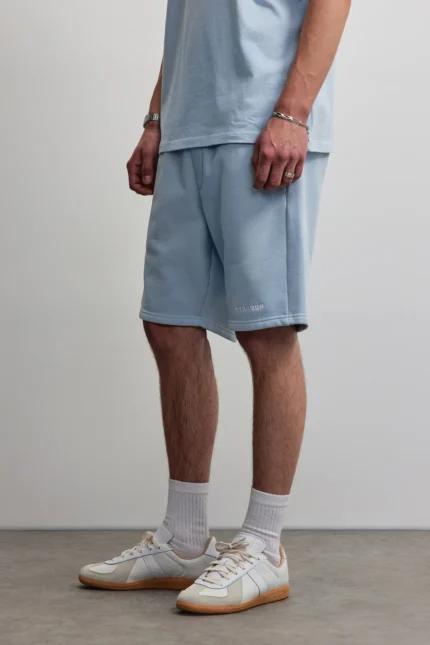 Sweat Shorts Washed Ocean Blue g
