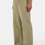 Torgny Wide Cord Smart Pants Khaki Beige