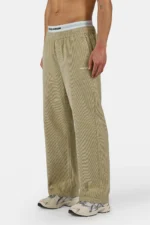 Torgny Wide Cord Smart Pants Khaki Beige