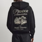 versized Sweat Jacket Washed Black